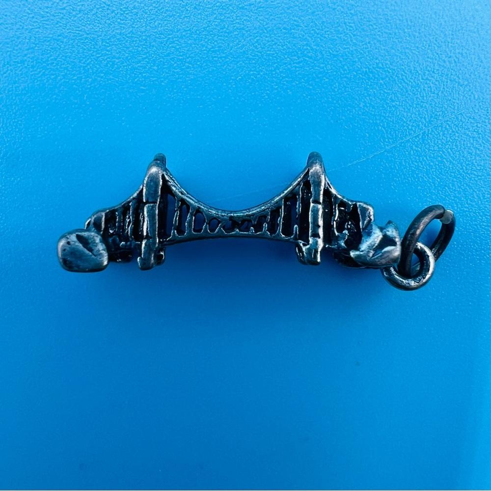 Sterling Golden Gate Bridge Charm Pendant